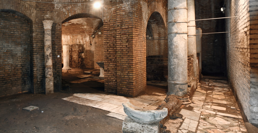 I resti archeologici romano-imperiali nei sotterranei del Museo Barracco