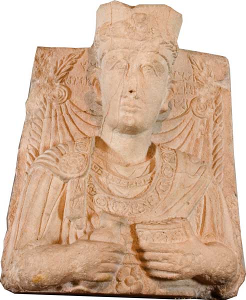 Altorilievo funerario palmireno con ritratto maschile